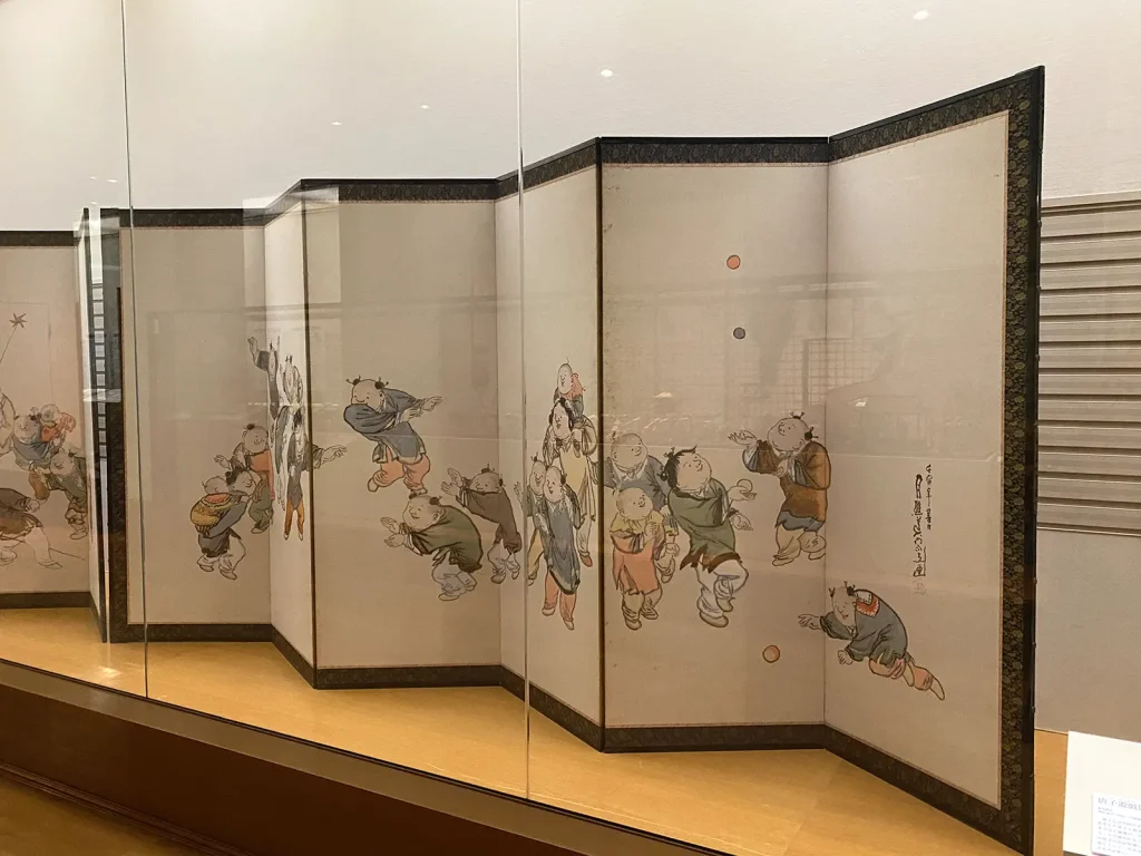 田村宗立「唐子遊戯図」